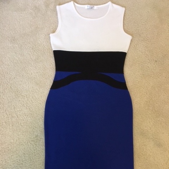 Women’s Tri-Color Midi Dress Size Small - Picture 1 of 3
